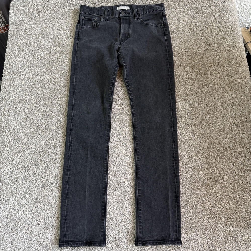 Levi's Mid Rise Skinny Jeans Womens 8 Gray Charcoal Slim Fit Denim Pants